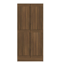 Armoire à livres Chêne marron 82,5x30,5x185,5cm Bois ingénierie