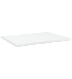 Panneaux de bibliothèque 4 pcs Blanc 40x30x1,5 cm Aggloméré