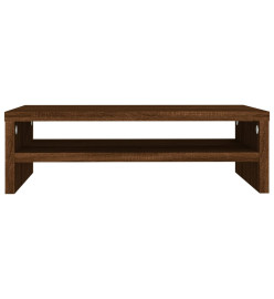 Support de moniteur Chêne marron 42x24x13 cm Bois d'ingénierie