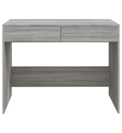 Bureau Sonoma gris 101x50x76,5 cm Aggloméré