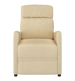 Fauteuil de massage Crème Tissu