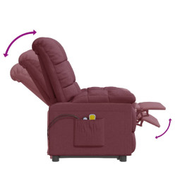 Fauteuil de massage Violet Tissu