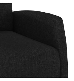 Fauteuil de massage Noir Tissu