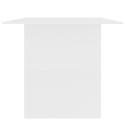 Table de salle à manger Blanc 180 x 90 x 76 cm Aggloméré