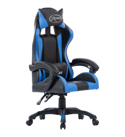 Fauteuil de jeux vidéo Bleu Similicuir