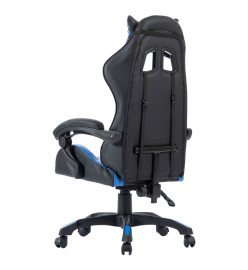 Fauteuil de jeux vidéo Bleu Similicuir