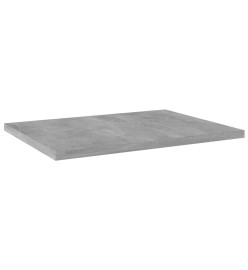 Panneaux de bibliothèque 4 pcs Gris béton 40x30x1,5cm Aggloméré