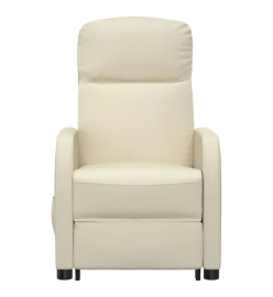 Fauteuil de massage Crème Similicuir