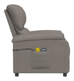 Fauteuil de massage Taupe Tissu