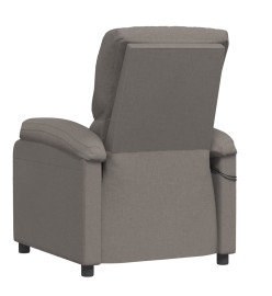 Fauteuil de massage Taupe Tissu