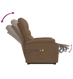 Fauteuil de massage Marron Tissu