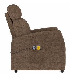 Fauteuil de massage Marron Tissu