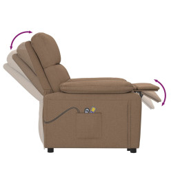 Fauteuil de massage Marron Tissu