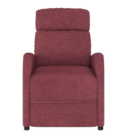 Fauteuil de massage Rouge bordeaux Tissu