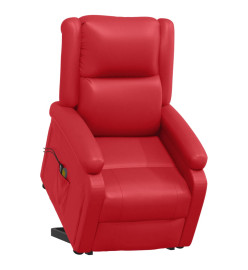 Fauteuil de massage Rouge Similicuir