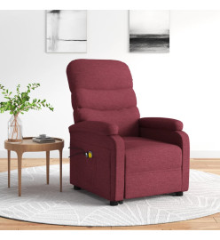 Fauteuil de massage Rouge bordeaux Tissu