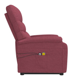 Fauteuil de massage Rouge bordeaux Tissu