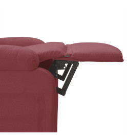 Fauteuil de massage Rouge bordeaux Tissu