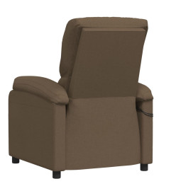 Fauteuil de massage Marron Tissu