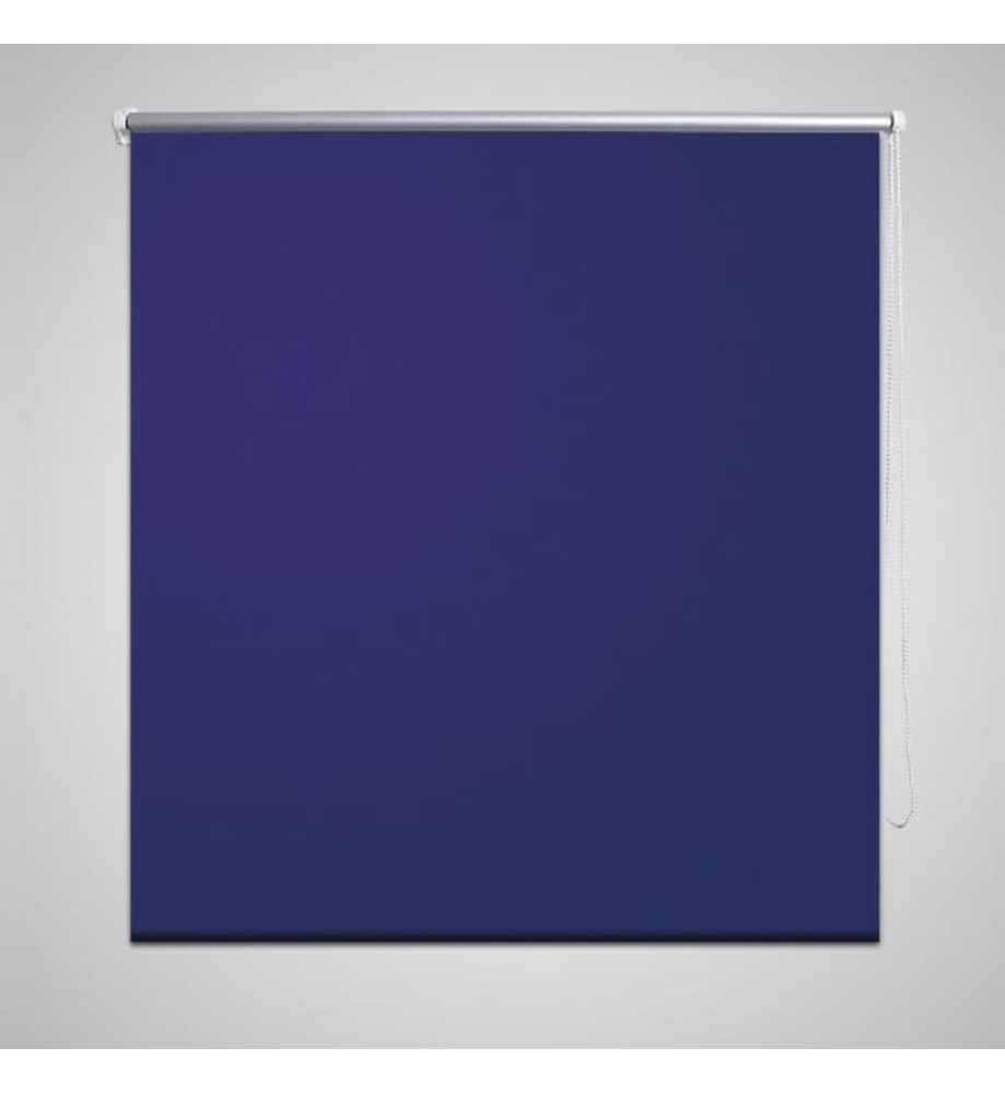 Store enrouleur occultant bleu 40 x 100 cm