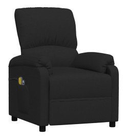 Fauteuil de massage Noir Tissu