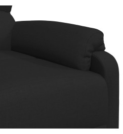 Fauteuil de massage Noir Tissu