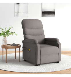 Fauteuil de massage Taupe Tissu