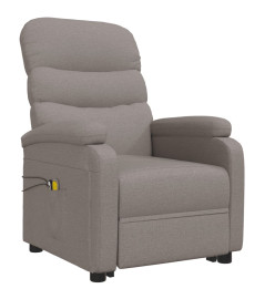 Fauteuil de massage Taupe Tissu