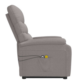 Fauteuil de massage Taupe Tissu