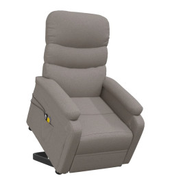 Fauteuil de massage Taupe Tissu