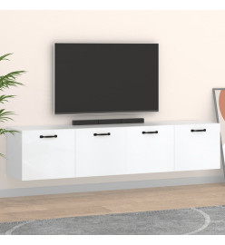 Armoires murales 2 pcs Blanc 60x36,5x35 cm Bois d'ingénierie