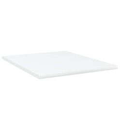 Panneaux de bibliothèque 4 pcs Blanc 40x50x1,5 cm Aggloméré