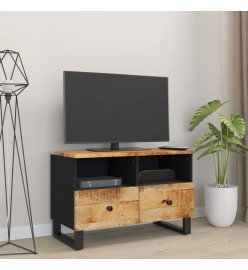 Meuble TV 70x33x46 cm Bois massif de manguier