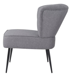 Chaise de cocktail Gris clair Tissu