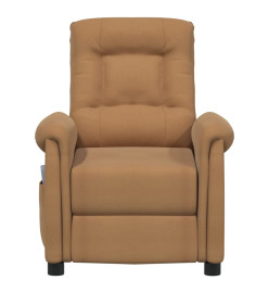 Fauteuil de massage Taupe Tissu microfibre