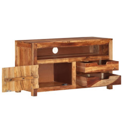 Meuble TV 90x34,5x50 cm Bois d'acacia massif