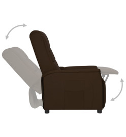 Fauteuil inclinable Marron Similicuir