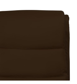 Fauteuil inclinable Marron Similicuir