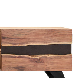 Meuble TV 140 x 30 x 45 cm Bois d'acacia massif