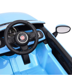 Voiture électrique pour enfants Fiat 500 Bleu