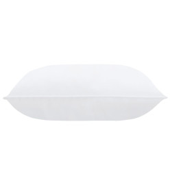 Garnitures de coussin 2 pcs 60x40 cm Blanc