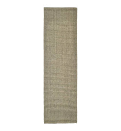 Tapis Sisal naturel 100x350 cm Taupe