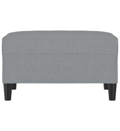 Repose-pied Gris clair 70x55x41 cm Tissu