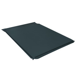 Matelas gonflable avec oreiller 130x190 cm Vert foncé