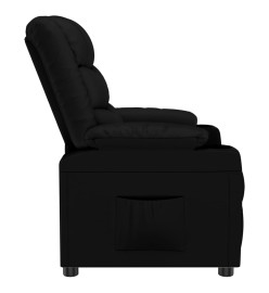 Fauteuil inclinable Noir Similicuir