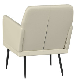 Fauteuil Crème 61x78x80 cm Similicuir