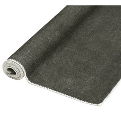 Tapis lavable pliable Taupe 140x200 cm Polyester