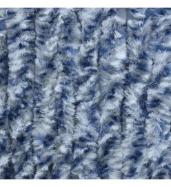 Moustiquaire Bleu et blanc 56x200 cm Chenille