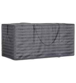 Sac de rangement pour coussins de jardin noir 150x75x75 cm PE