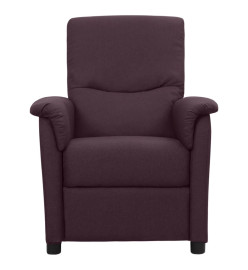 Fauteuil inclinable Violet Tissu